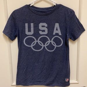 Good Condition Olympic Tee. Size 10-12. 🇺🇸